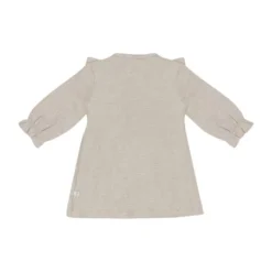 Klein Baby Ruffle Jurk - Mt. 50 - Beige Melange