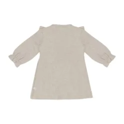Klein Baby Ruffle Jurk - Mt. 50 - Beige Melange