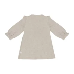 Klein Baby Ruffle Jurk - Mt. 50 - Beige Melange