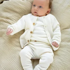 Klein Baby Shirt Rib - maat 50 - Natural White Online