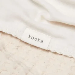 Koeka Amsterdam Wafel Wiegdeken - Cotton Fleece - Natural Best