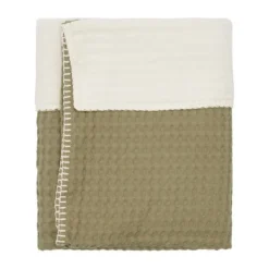 Koeka Amsterdam Wafel Wiegdeken - Cotton Fleece - Natural Best