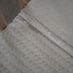 Koeka Amsterdam Wafel Wiegdeken - Cotton Fleece - Natural Best