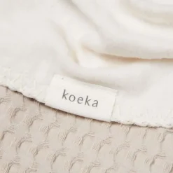 Koeka Amsterdam Wafel Wiegdeken - Cotton Fleece - Natural Best
