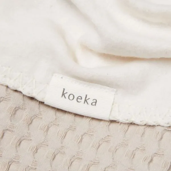 Koeka Amsterdam Wafel Wiegdeken - Cotton Fleece - Natural Best
