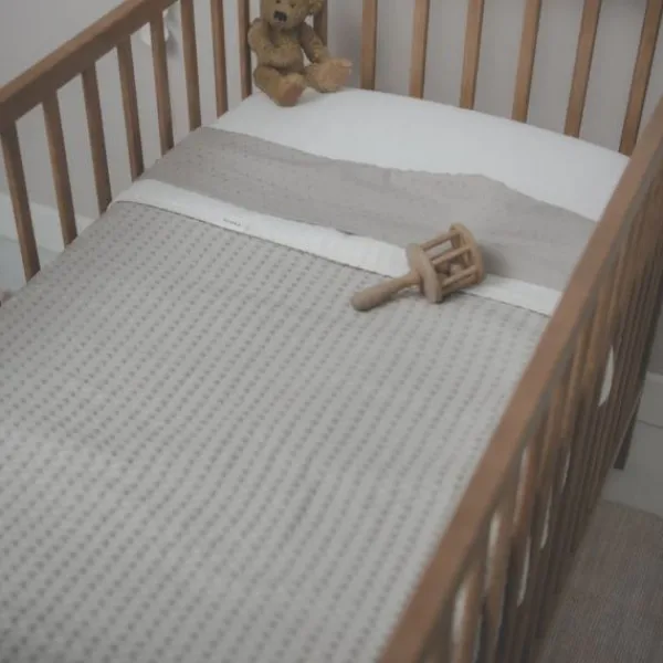 Koeka Amsterdam Wafel Wiegdeken - Cotton Fleece - Natural Best