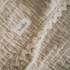 Koeka Elba Wiegdeken - Lace - Naturel Discount
