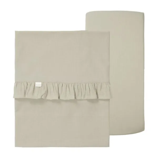 Koeka Faro Ruffle Set Ledikant - Laken En Hoeslaken - Caffe Hot