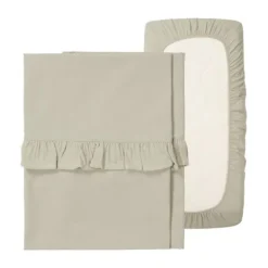 Koeka Faro Ruffle Set Wieg - Laken En Hoeslaken - Caffe Outlet