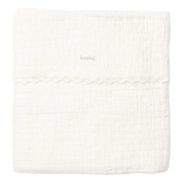 Koeka Lace Elba Wiegdeken Milky Discount
