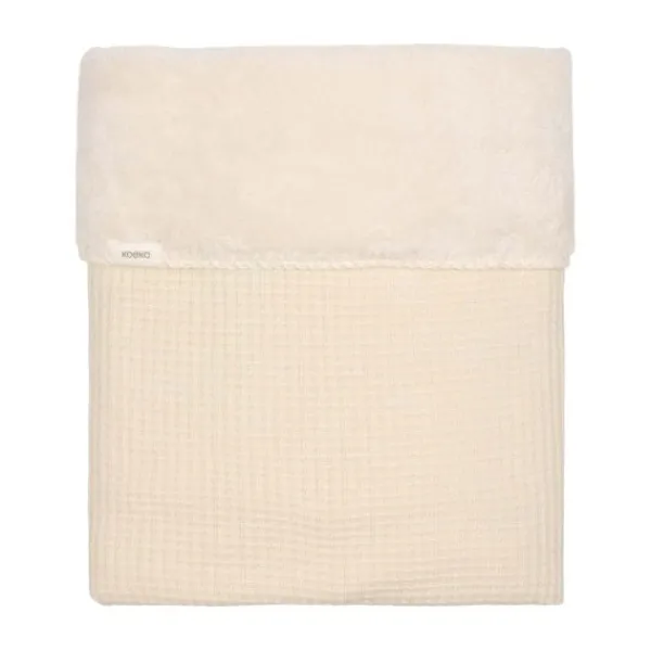 Koeka Ledikantdeken Teddy - Malaga - 100x150 cm - Sage Clearance