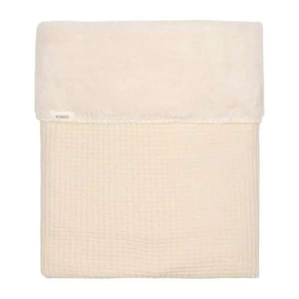 Koeka Ledikantdeken Teddy - Malaga - 100x150 cm - Sage Clearance