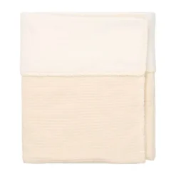 Koeka Malaga Wiegdeken - Maat 100 x 75 - Cotton Fleece - Warm White Hot