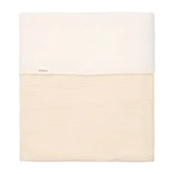 Koeka Malaga Wiegdeken - Maat 100 x 75 - Cotton Fleece - Warm White Hot
