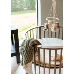 Koeka Oslo Wiegdeken Wafel / Teddy Sand / Pebble Outlet