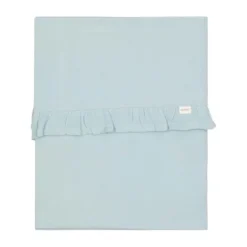 Koeka Wieg Laken & Hoeslaken Ruffle Combi Pack - Sky Onesize Clearance