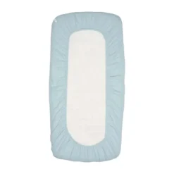 Koeka Wieg Laken & Hoeslaken Ruffle Combi Pack - Sky Onesize Clearance