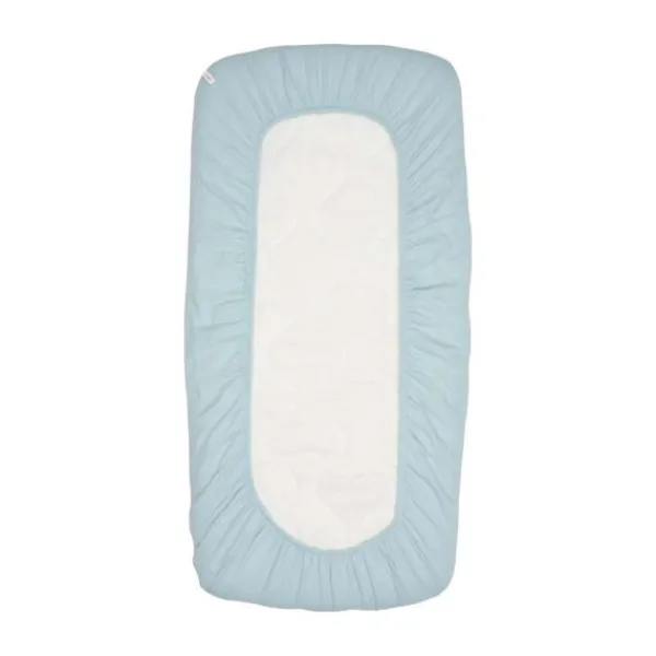 Koeka Wieg Laken & Hoeslaken Ruffle Combi Pack - Sky Onesize Clearance