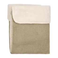 Koeka Wiegdeken Teddy - Montreal - 75x100 cm - Moss Best