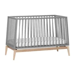 Leander Luna Babybed Grey / Oak 60 x 120 cm Discount