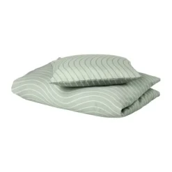 Leander Woodland Dekbedovertrek - Sage Green - 70 x 100 cm Best