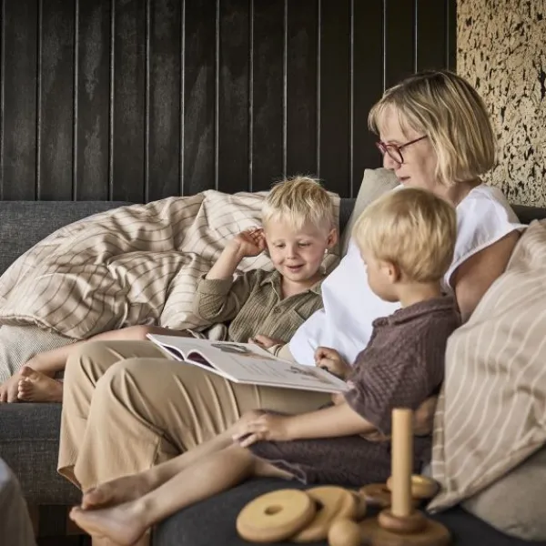 Leander Woodland Dekbedovertrek - Cappuccino - 70 x 100 cm