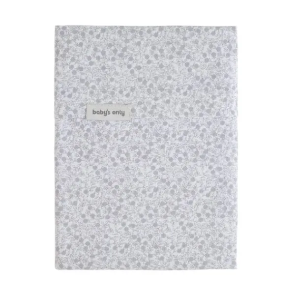 Baby's Only Ledikantlaken Flower - Nordic Blue - 120 x 150 cm Hot