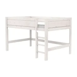 Life Time Halfhoogslaper Deluxe - White Wash - 120 cm Online