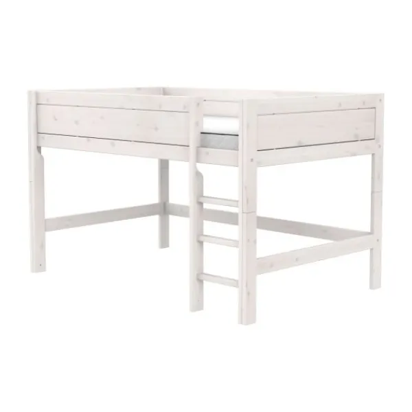 Life Time Halfhoogslaper Premium - White Wash - 120 cm Outlet