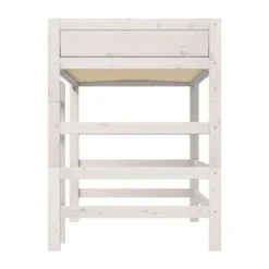 Life Time Hoogslaper Deluxe - White Wash - 177 cm - 120 cm Outlet