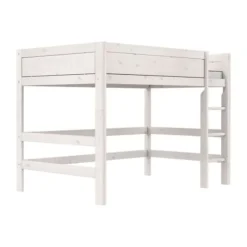 Life Time Hoogslaper Deluxe - White Wash - 152 cm - 120 cm New