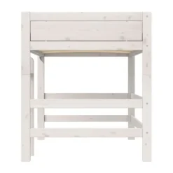 Life Time Hoogslaper Deluxe - White Wash - 152 cm - 120 cm New