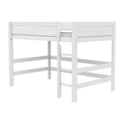 Life Time Hoogslaper Deluxe - White Wash - 152 cm - 120 cm New