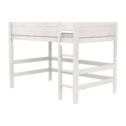 Life Time Hoogslaper Premium - White Wash - 152 cm - 120 cm Wit New