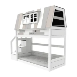 Life Time Laag Stapelbed My Hangout - White Wash - Luxe Lattenbodem New