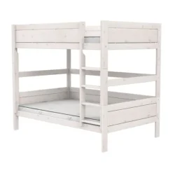 Life Time Stapelbed Deluxe - White Wash - 120 cm Wit New