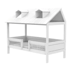 LIFETIME Kidsrooms LIFETIME Beach House Huisbed - 90x200 cm - Premium Rolbodem - Wit Online