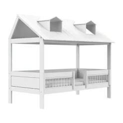 LIFETIME Kidsrooms LIFETIME Beach House Huisbed - 90x200 cm - Premium Rolbodem - Wit Online