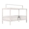 LIFETIME Kidsrooms LIFETIME Bed Met Dakframe - 4-in-1 Bed - Premium Whitewash Sale