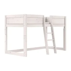 LIFETIME Kidsrooms LIFETIME Bed Met Dakframe - 4-in-1 Bed - Premium Whitewash Sale