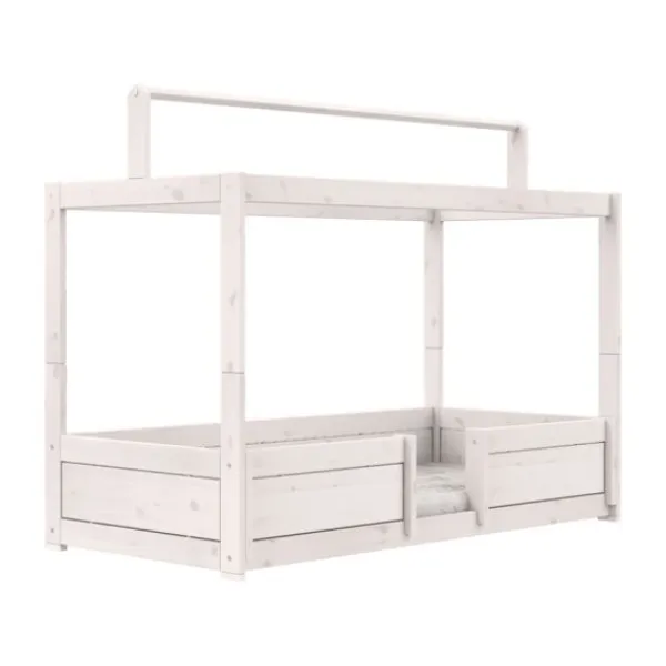 LIFETIME Kidsrooms LIFETIME Bed Met Dakframe - 4-in-1 Bed - Premium Whitewash Sale