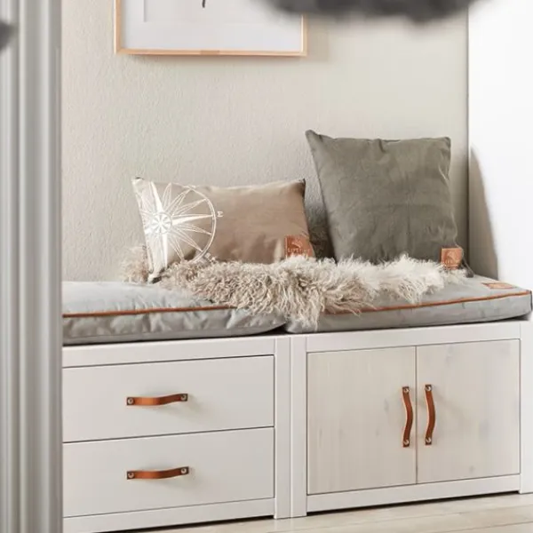 LIFETIME Kidsrooms LIFETIME Boekenkast - Set van 3 - Wit - 1 Vak