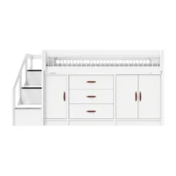 LIFETIME Kidsrooms LifeTime Breeze Halfhoogslaper – All-In-One – Luxe lattenbodem New