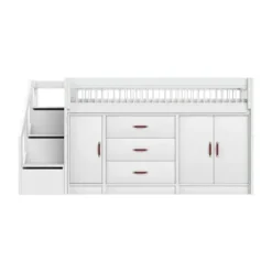 LIFETIME Kidsrooms LIFETIME Breeze Halfhoogslaper All-In-One - Wit