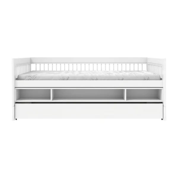 LIFETIME Kidsrooms LifeTime Breeze Kajuitbed – Met opbergbox en bedlade – Luxe Lattenbodem