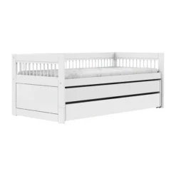 LIFETIME Kidsrooms LIFETIME Breeze Kajuitbed Met Logeerbed - Wit Outlet
