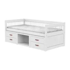 LIFETIME Kidsrooms LIFETIME Breeze Kajuitbed Met Opberging - Wit Sale