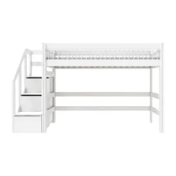 LIFETIME Kidsrooms LifeTime Breeze Lage Hoogslaper – Trapkast – Luxe Lattenbodem Online