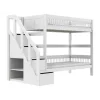 LIFETIME Kidsrooms LIFETIME Breeze Stapelbed Met Trapkast - Wit Best