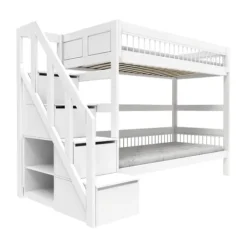 LIFETIME Kidsrooms LifeTime Breeze Stapelbed – Trapkast – Rolbodem Online